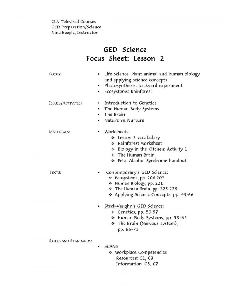 Printable Ged Math Practice Test With Answer Key Download Them And