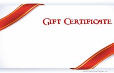 Printable Gift Certificate Templates - Free Printable Gift Cards