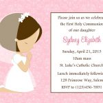 Printable Girl First Communion Clipart   First Holy Communion Cards Printable Free