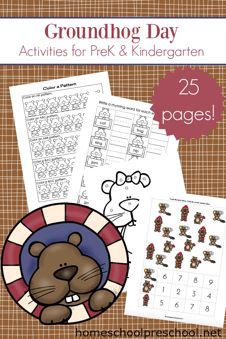 Printable Groundhog Day Activities For Preschoolers - Free Printable Groundhog Day Booklet
