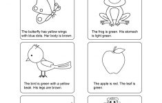 Printable Kindergarten Reading Worksheet - Free English Worksheet - Free Printable Worksheets For Kindergarten