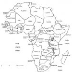 Printable Map Of Africa | Africa, Printable Map With Country Borders – Free Printable Worksheets On Africa