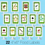 Printable Minecraft Food Labels   Creative Little Parties   Free Printable Tmnt Food Labels