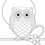 Printable Owl Coloring Pages Free For Kids 819×1024 Attachment   Free Printable Owl Coloring Sheets