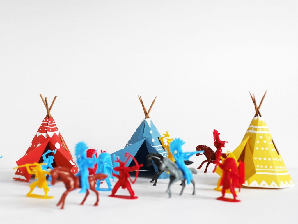 Printable Papercraft Teepee Village | Do It Yourself&amp;#039;s | Paper - Free Printable Teepee