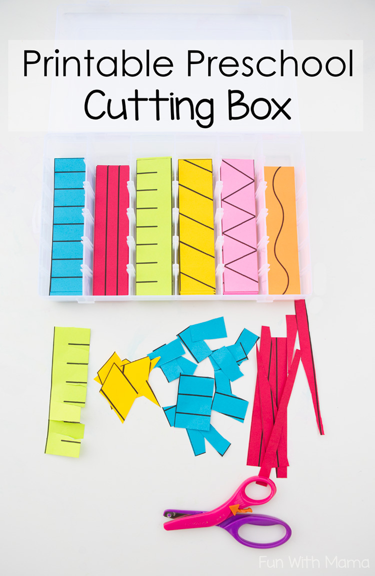 Printable Preschool Cutting Busy Box - Fun With Mama - Free Printable Fine Motor Skills Worksheets
