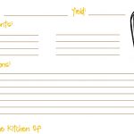 Printable Recipe Cards For Kids Recipe Template For Kids | Recipe   Free Printable Recipe Templates