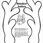 Printable Reindeer Antlers Pattern. Use The Pattern For Crafts – Reindeer Antlers Template Free Printable
