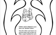 Printable Reindeer Antlers Pattern. Use The Pattern For Crafts – Reindeer Antlers Template Free Printable