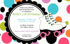 Printable Roller Skating Invitations | Birthday Ideas In 2019 - Free Printable Skateboard Birthday Party Invitations
