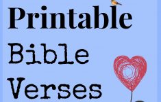 Printable Scripture Bible Verses • Faith Filled Food For Moms - Free Printable Scripture Verses