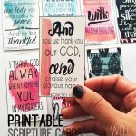 Printable Scripture Cards On Thankfulness   Well Made Heart   Free Printable Scripture Cards