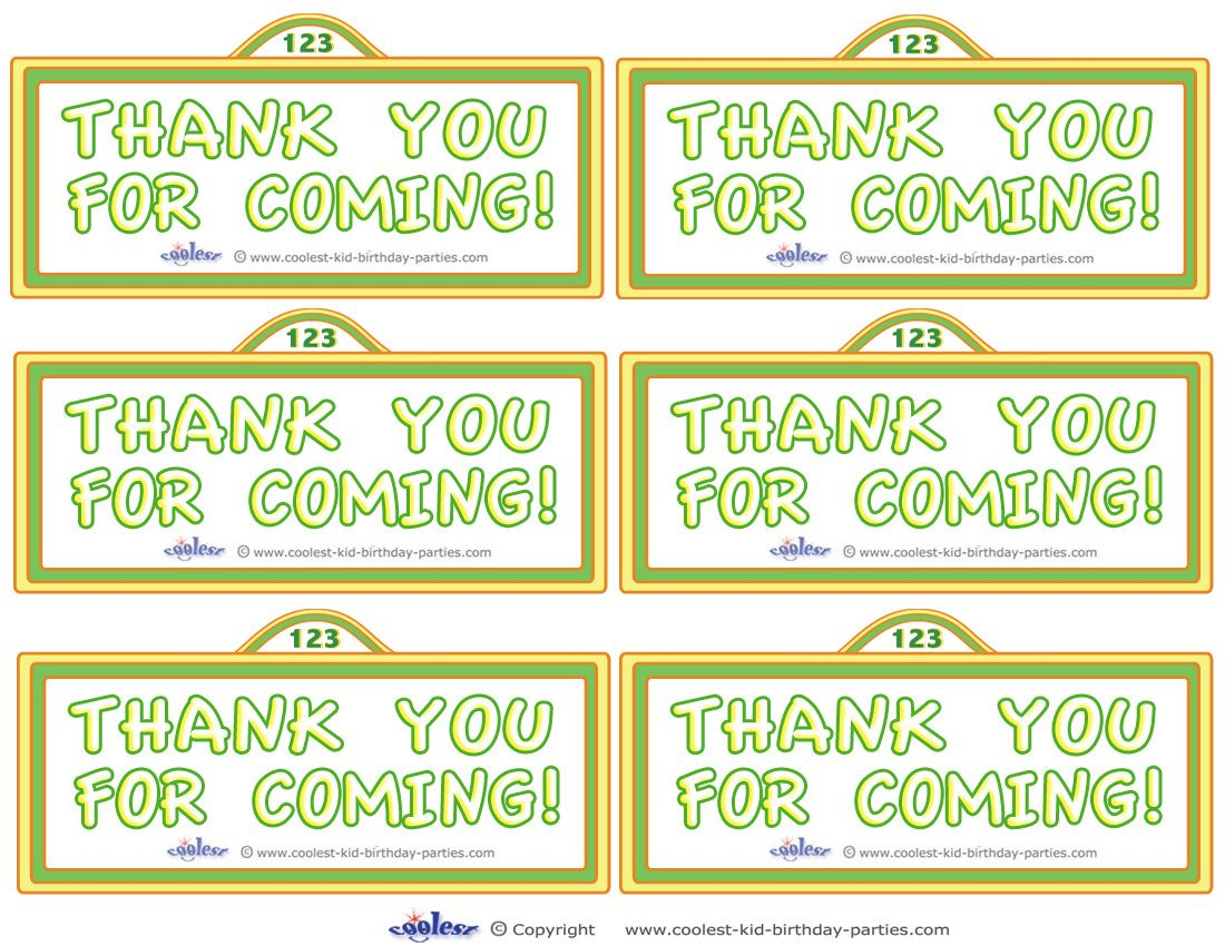 Printable Sesame Street Sign Thank You Cards - Coolest Free - Free Printable Sesame Street Sign