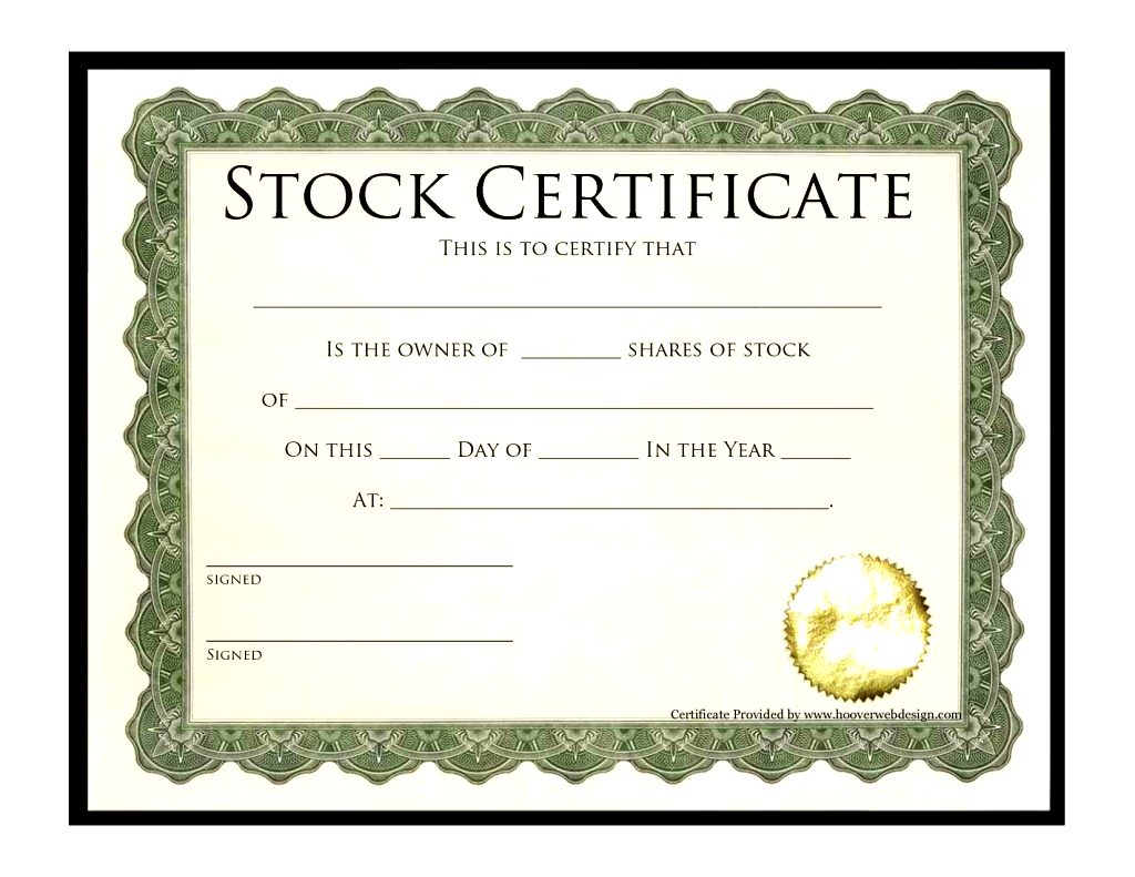 Printable Stock Certificates Blank Gift Vouchers Templates Free - Free Printable Wrestling Certificates