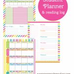 Printable Student Planner And Reading Log | Free Printables   Free Printable Student Planner