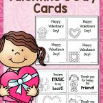 Printable Valentine's Day Cards   Mamas Learning Corner   Free Printable Childrens Valentines Day Cards