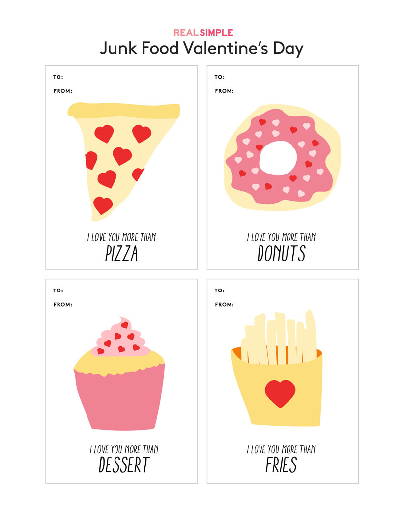 Printable Valentine&amp;#039;s Day Cards | Real Simple - Free Printable Valentines Day Cards