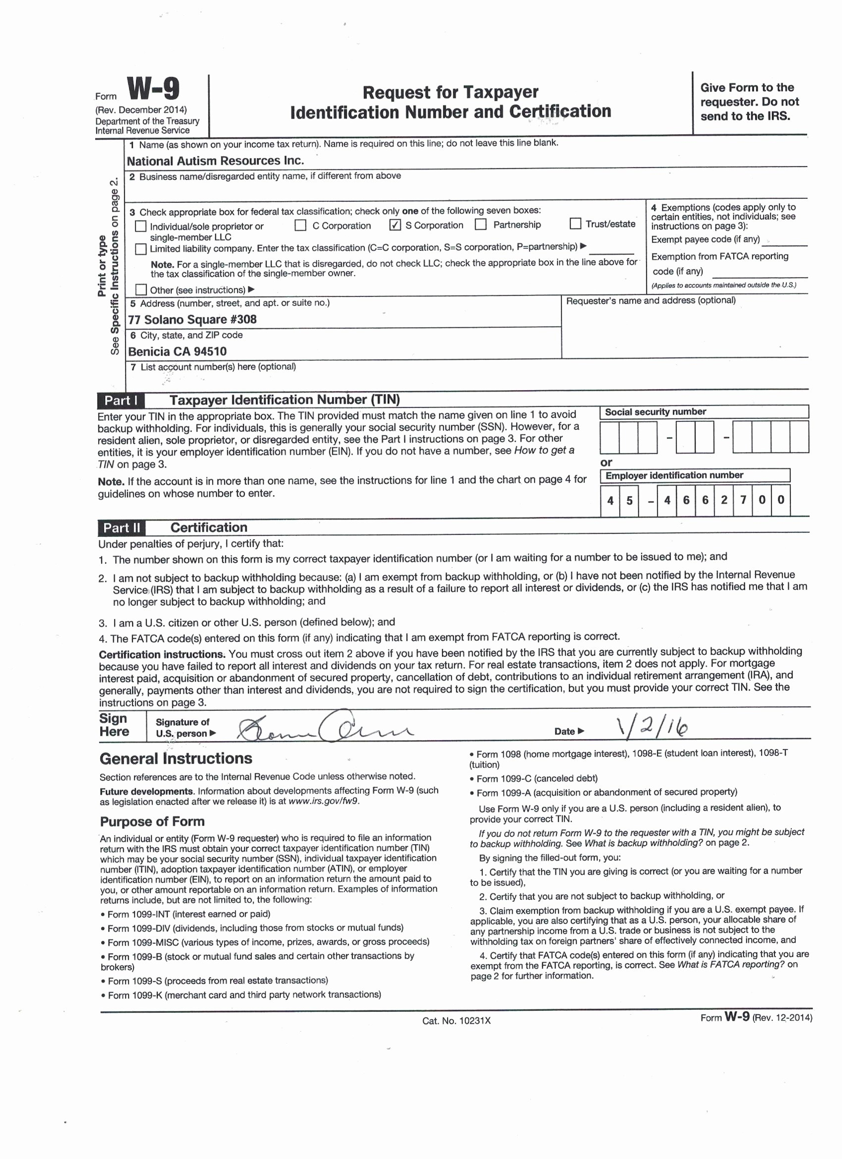 2024 W9 Forms Printable Netta Adelheid