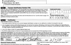 Printable W9 Form For Pellet 223021958982 W 9 Tax Form Irs 36 - W9 Free Printable Form 2016
