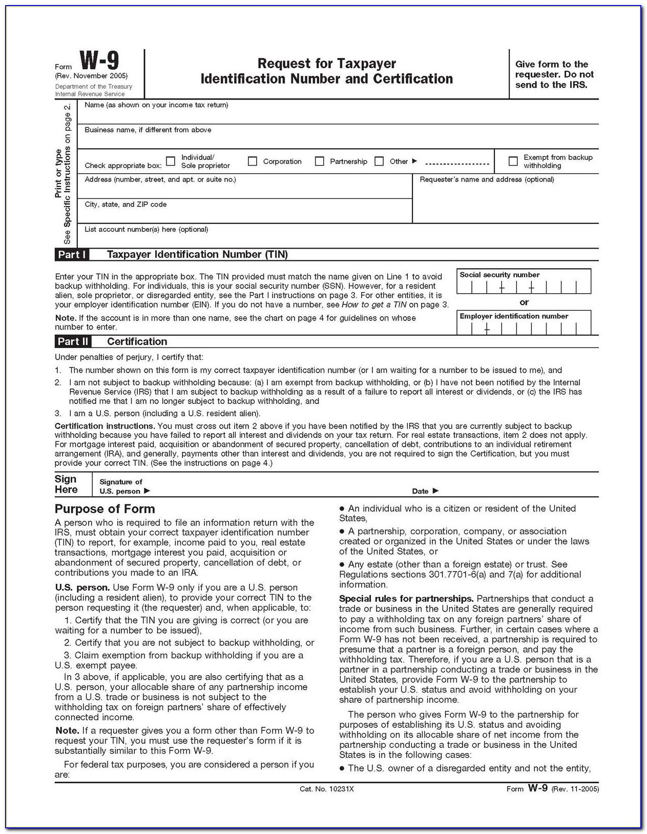 I 9 Printable Form 2024   Printable W9 Form W9form With Regard To Printable W9 Form Free Printable W 9 Form 