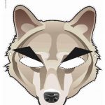 Printable Wolf Mask | Printable Masks For Kids | Wolf Mask, Wolf   Free Printable Wolf Mask