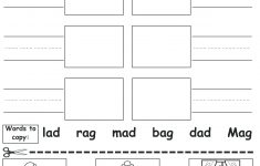 Printable Word Family Lists Word And Picture Sort Free Printable - Free Printable Word Family Worksheets For Kindergarten