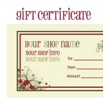 Printable+Christmas+Gift+Certificate+Template | Massage Certificate   Free Printable Gift Cards