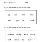 Printables. Third Grade Phonics Worksheets. Lemonlilyfestival   Free Printable Phonics Worksheets For 4Th Grade