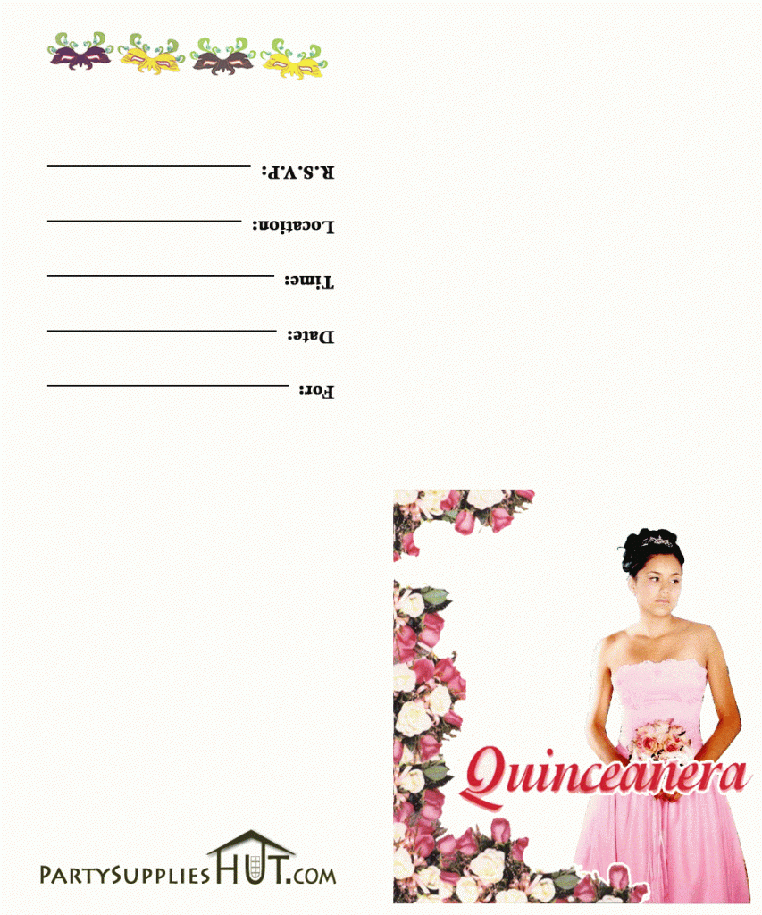 Quinceanera Cards Printable Invitation Reference Of Quinceanera - Free Printable Quinceanera Invitations