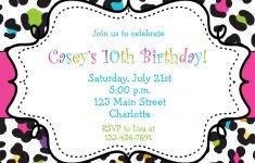 Rainbow Cheetah Girls Birthday Party Invitation Printable | Etsy - Free Printable Cheetah Birthday Invitations