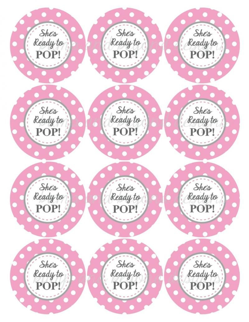Ready To Pop Printable Labels Free | Baby Shower Ideas | Pinterest - Ready To Pop Free Printable