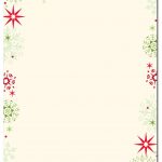 Red & Green Flakes Letterhead | Holiday Papers | Pinterest   Free Printable Letterhead Borders