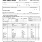 Report Of Medical History Family Personal Health History | Genealogy   Free Printable Medical History Forms