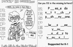 Respect Coloring Pages Coloringpages Funkidts | School Ideas - Free Printable Coloring Pages On Respect
