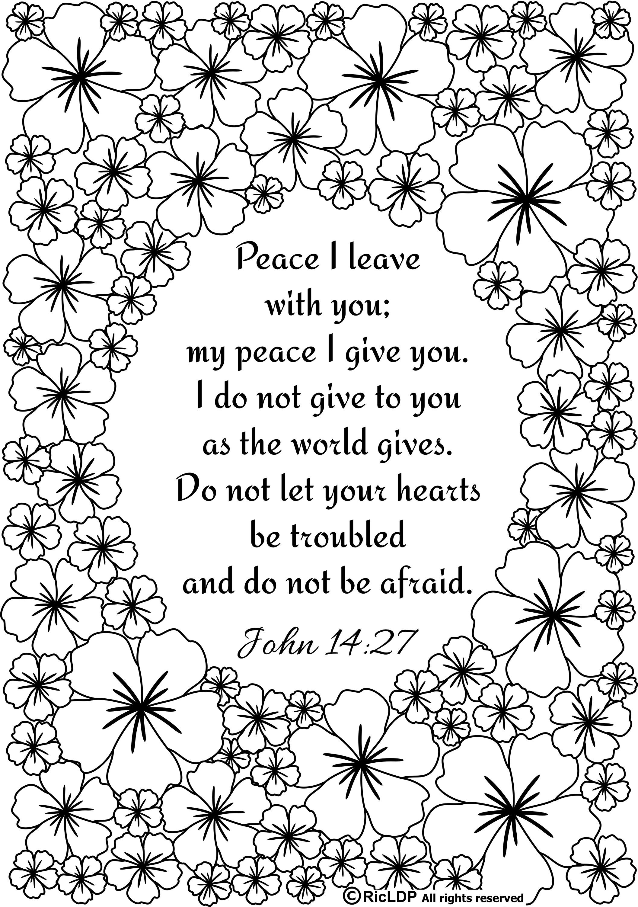 Ricldp Artworks (Ricldp) | Coloring Pages!!! | Pinterest | Bible - Free Printable Bible Coloring Pages With Verses