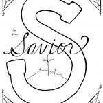 S Is For Savior" Bible Alphabet Coloring Page   Free Printable Children&#039;s Church Curriculum