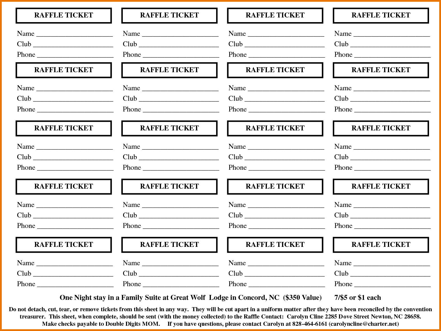 Sample Tickets Template Free Printable Blank Tickets Templates - Free Printable Raffle Tickets
