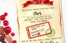 Santa "nice List" Free Printable Certificate - Free Printable Best Daughter Certificate