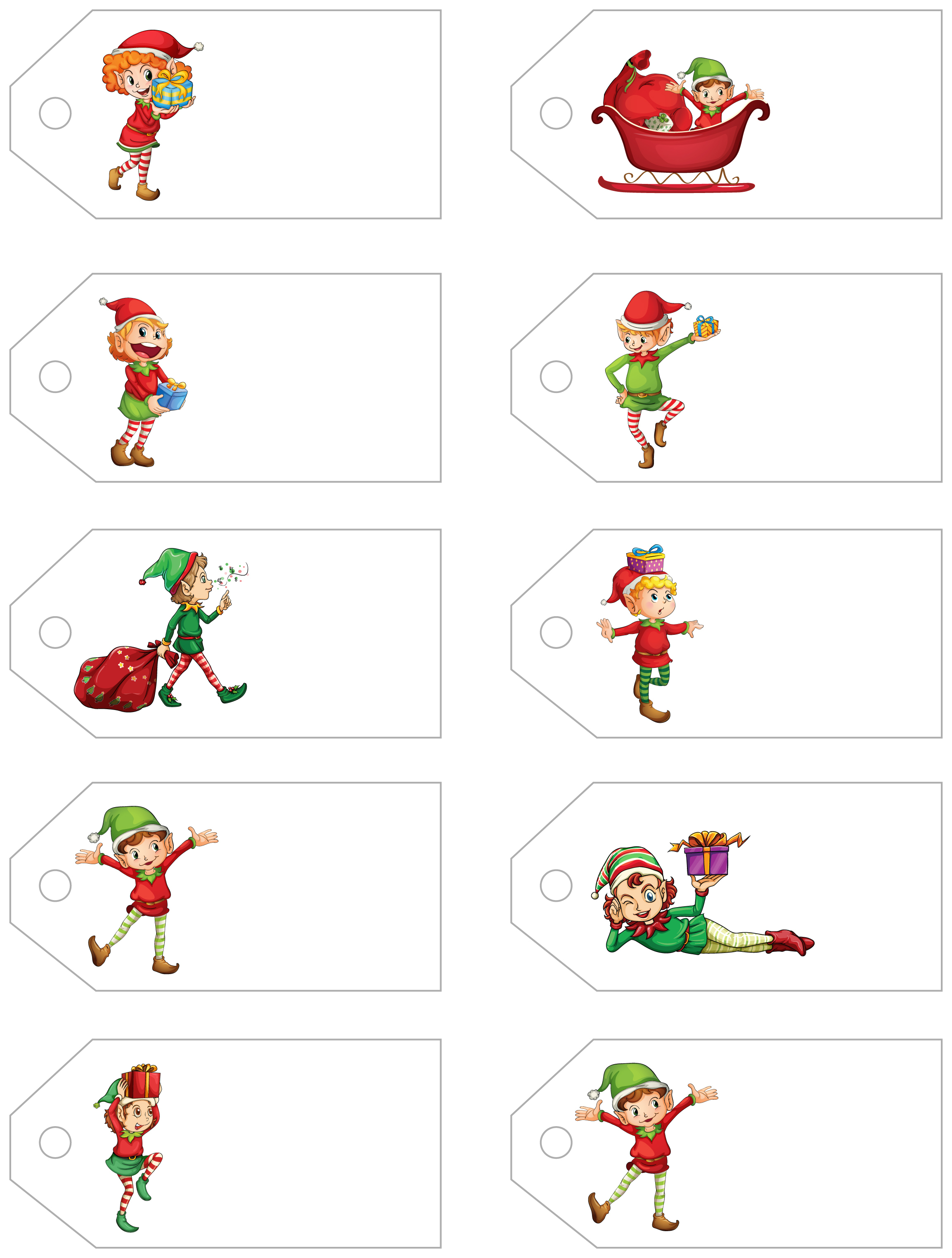 Santa&amp;#039;s Little Gift To You! Free Printable Gift Tags And Labels - Free Printable Christmas Tags