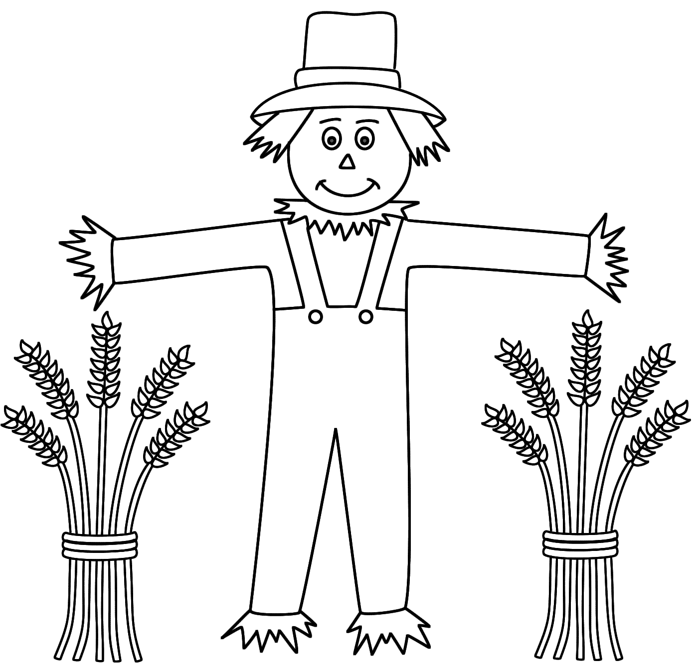 Free Scarecrow Template Printable Free Printable