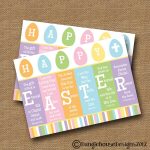 Scripture Easter Card Printable Easter Card Diy Printable | Etsy   Free Printable Religious Easter Bookmarks