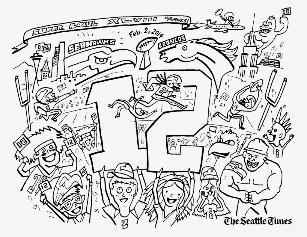 Seahawks Coloring Page | Coloring Pages | Pinterest | Seahawks - Free Printable Seahawks Coloring Pages