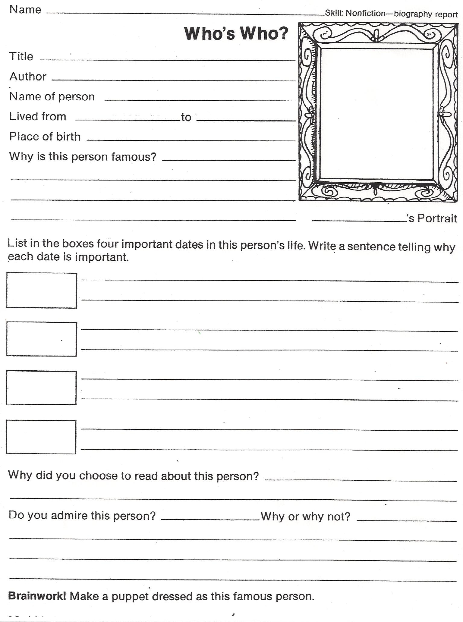 Second Grade Book Report Template Awesome Investigating Nonfiction - Free Printable Book Report Forms For Second Grade