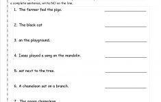 Second Grade Sentences Worksheets, Ccss 2.l.1.f Worksheets. - Free Printable Sentence Correction Worksheets