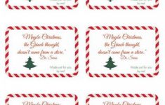 Seuss Handmade Gift Christmas Label Design - Label Templates - Ol150 - Free Printable Christmas Bookplates