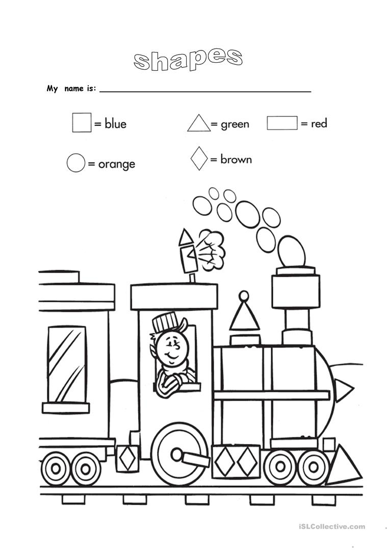 Shapes And Colours Worksheet - Free Esl Printable Worksheets Made - Free Printable Shapes Worksheets