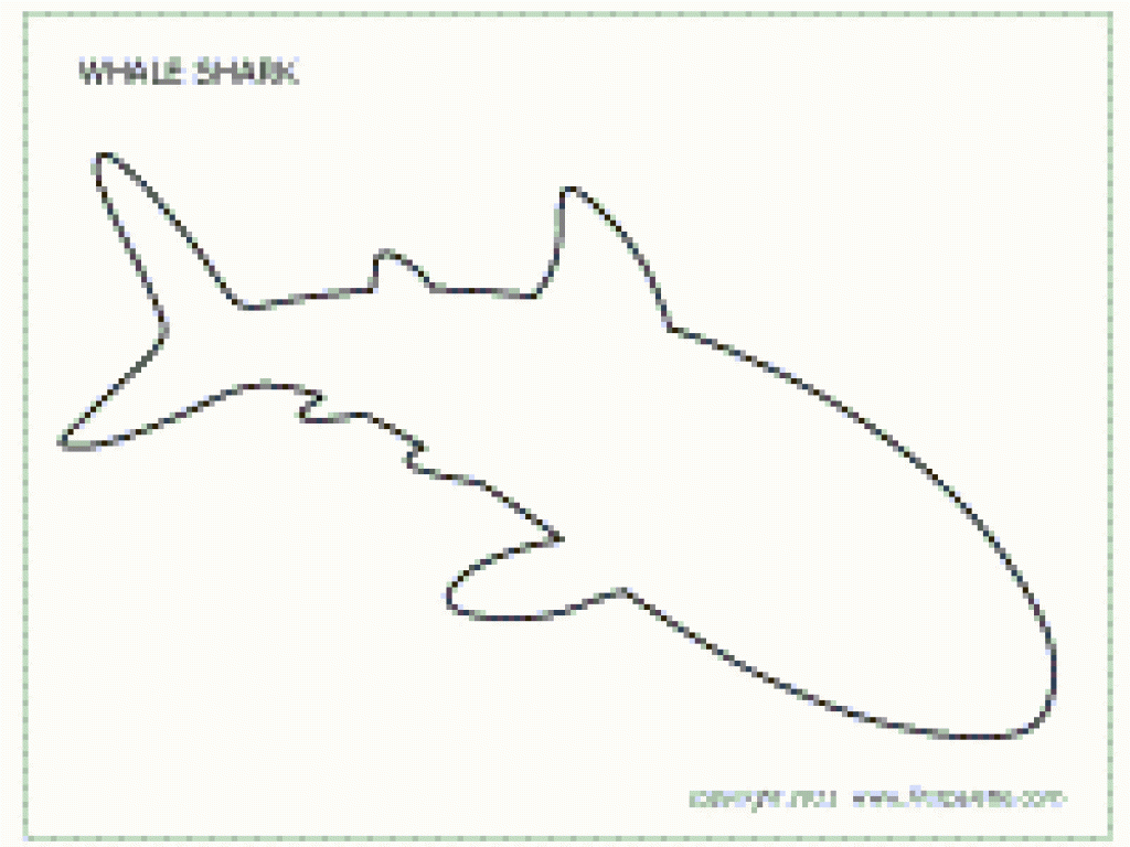Sharks | Printable Templates &amp; Coloring Pages | Firstpalette - Free Printable Whale Template