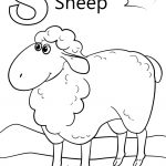 Sheep Coloring Pages Letter S Is For Page Free Printable 849×1200   Free Printable Pictures Of Sheep