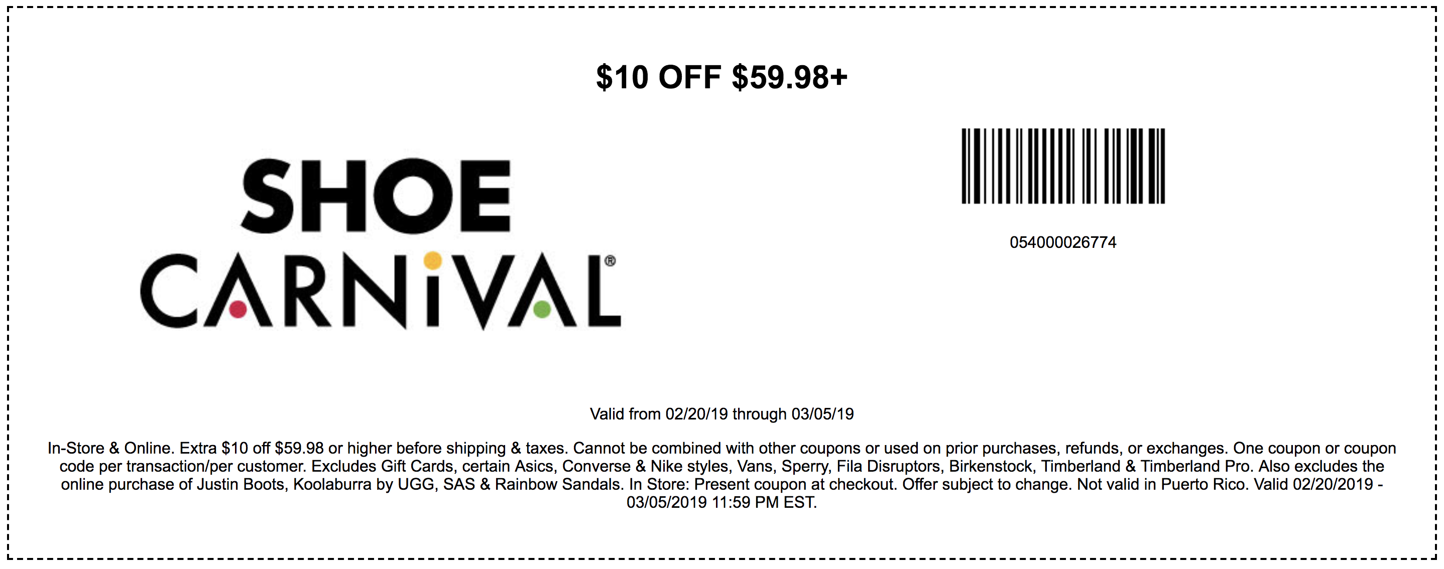 Shoe Carnival Coupons In Store (Printable Coupons) - 2019 - Free Printable Coupons For Dsw Shoes