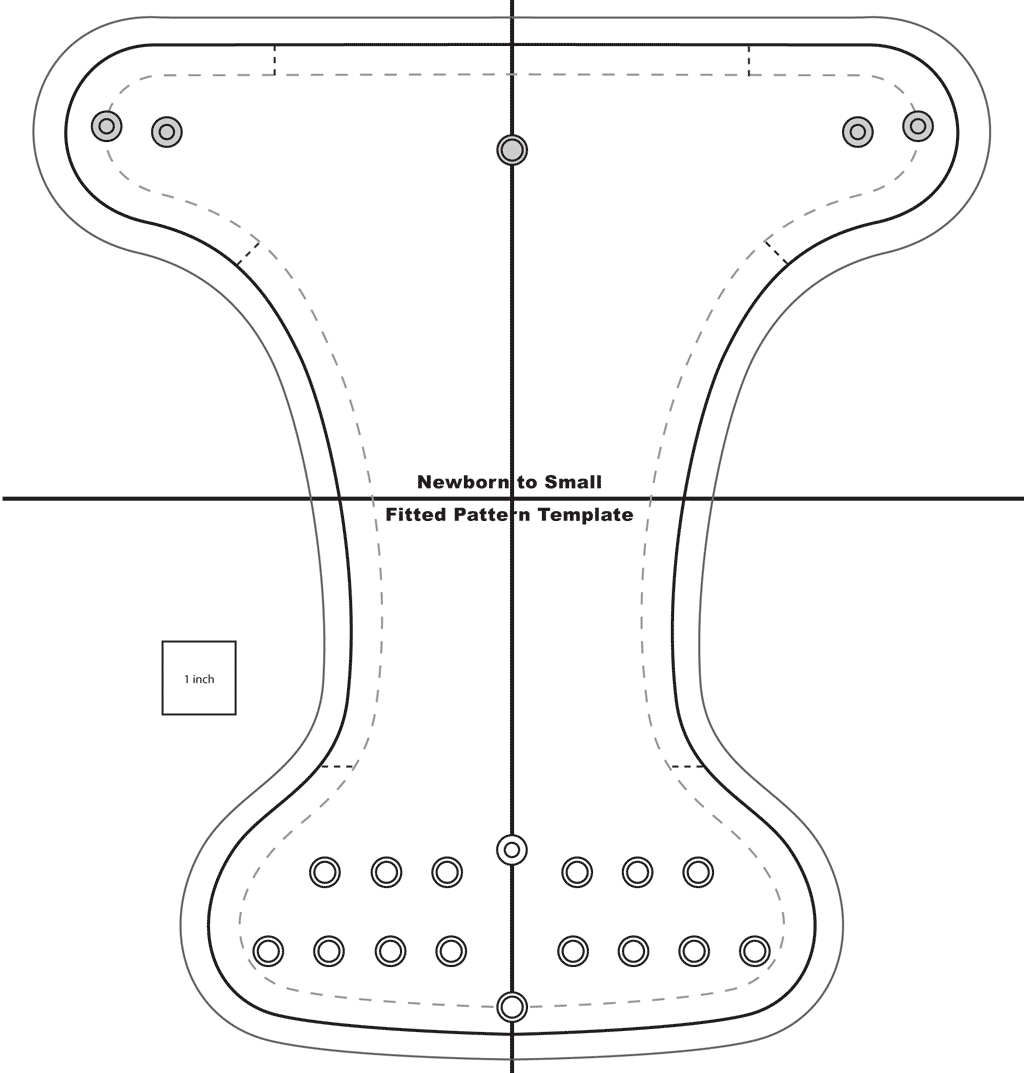 Simple Diaper-Sewing Tutorials: Changes To The Newborn-Small Fitted - Cloth Diaper Pattern Free Printable